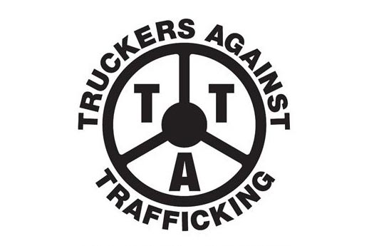 Truckers Against Trafficking logo with black text and white background